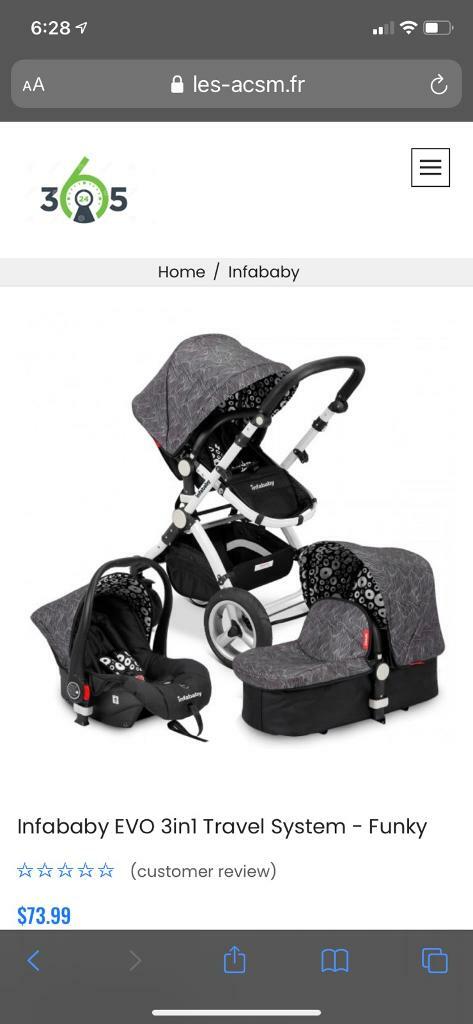 infababy evo travel system